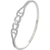 NAEMI Armband zilver / transparant