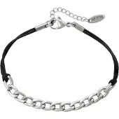 Gaya Armband zwart / zilver