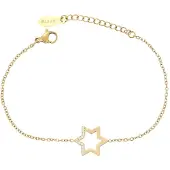 Faina Armband goud / transparant