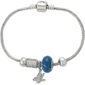 Faina Armband blauw / zilver