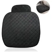 Zwart Gsedaox-Autokussen-Autostoelkussens-Zitkussen auto-52*49cm-Voorzetel Hoes Kussen Mat-Blijf warm-Onmisbaar voor bestuurders-