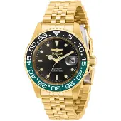 Invicta Pro Diver 36043 herenhorloge - Quartz uurwerk - Roestvrij staal met zwarte wijzerplaat - 40 mm