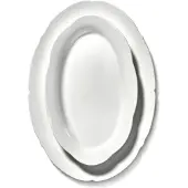 Serax Dinerbord Oval L White Silhouette 30 cm