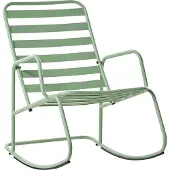 Beliani TURI - Schommelstoel - Groen - Aluminium