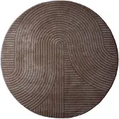 Veer Carpets Vloerkleed ella brown rond ø240 cm