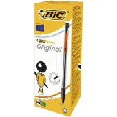 BIC Matic Vulpotlood HB - 0,7 mm met gum Grijs 12 Stuks
