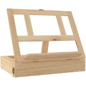 vidaXL Tafelezel met lade 33,5x25,5x7 cm massief grenenhout