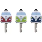 Brisa VW Collection - Retro Volkswagen T1 Bulli Bus sleutelkappen voor het identificeren van sleutels (set van 3)