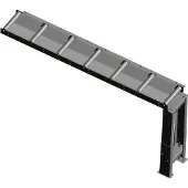 MetallKraft Aanvoer- en afvoerrollenbaan 2000 x 290 mm RB2000290