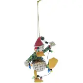 Enesco - Disney Kerstballen - Donald Duck wrapped in Christmas Lights - Kersthanger - voor Geen - meerkleurig | Maat Standard