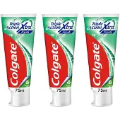 Colgate Tandpasta – Triple Action Xtra Fresh - 3 x 75 ml