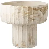 House Nordic Sissel vaas Ø20,5cm bruin, beige.