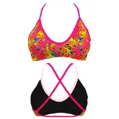 Turbo Mare All Dragon Bikini Top Roze M Vrouw