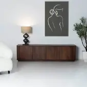 Giga Meubel Tv-meubel Finn Walnoot 200cm