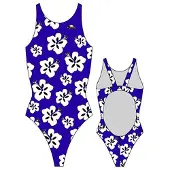 Turbo Hawaii Pro Resist Swimsuit Blauw M Vrouw