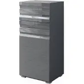 Vicco Fredd Halfhoge kast – 36.4 x 79 cm Antraciet Hoogglans
