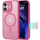 ESR Classic Hybrid Camera Control iPhone 17 Hoesje Roze