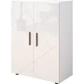Vicco Irma Halfhoge kast – 60 x 81 cm Wit Hoogglans