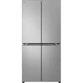 LG GMB860PYDE amerikaanse koelkast Vrijstaand 530 l E Zilver