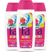 Fa 3x Douchegel & Shampoo Kids Surfing Mermaid 250 Ml