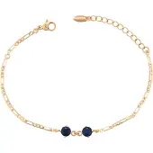 Faina Armband rose-goud / zwart