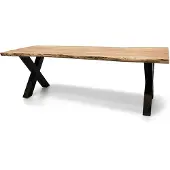 WGXL Collection Boomstamtafel Live Edge - Acaciahout - X-poot - 180 cm -