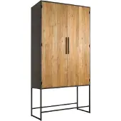 Tower Living Opbergkast Felino large - Recycled Teak - Metaal -