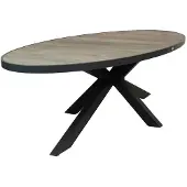 Qopps Tuintafel Kismo - Keramiek - Ovaal - 240 cm -