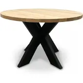 WGXL Collection Eettafel eikenhout - Rond - 120 cm -
