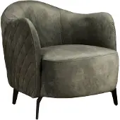 Tower Living Fauteuil Bondo - Fluweel - Donkergroen -
