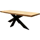 WGXL Collection Eettafel Oval - Teakhout - Spinpoot - 200 cm -