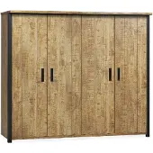 Maxfurn Linnenkast Fire - 4Deurs - Lamulux - Mango -