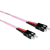 ACT RL3730 Glasvezel Patchkabel Duplex LSZH - SC/SC 50/125µm OM4 - 30 meter