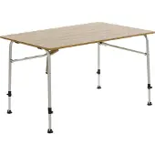 Travellife Sorrento Campingtafel Honeycomb brown 120 x 80 - Stabiel en lichtgewicht frame - Draagtas inbegrepen