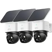 Eufy Security SoloCam S340 - 360° buitencamera 3 PACK- Bundel voordeel
