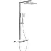 Schutte HAWAII Douchesysteem - Regendouche - Met thermostatische Kraan - Chroom/Wit