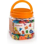 Miniland Magnetische Letters Hoofdletters 154 Eenheden