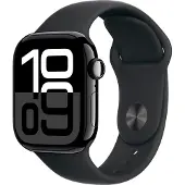 Apple Watch Series 10 4G 42mm Zwart Sportband S/M