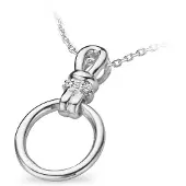Orphelia Dames 925 Sterling Zilveren Ketting met Hanger - Zilver ZH-4746