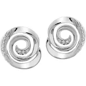 Orphelia 'Cora' Dames 925 Sterling Zilveren Stud Oorbellen - Zilver ZO-7087