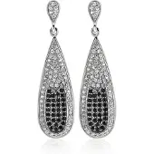 Orphelia Vrouwen 925 Sterling Zilveren Hangende Oorbellen - Zilver ZO-5176
