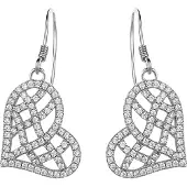 Orphelia Dames 925 Sterling Zilveren Oorbellen - Zilver ZO-5221
