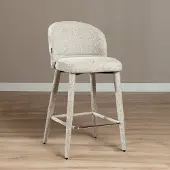 Bronx Barkruk Charlie chenille taupe 69 cm
