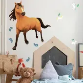 RoomMates XL Muursticker Spirit Riding Free - - Wall_stickers - Bruin - Vinyl