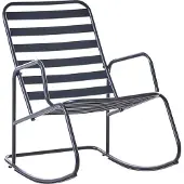 Beliani TURI - Schommelstoel - Zwart - Aluminium
