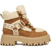 Buffalo Veterlaarsjes 'ASPEN' lichtbeige / bruin