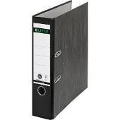 Leitz Ordner 1080 A4 80mm karton gewolkt zwart - 3 stuks