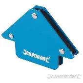 Silverline Lasmagneet - 75 mm - Hoeken 45°, 90°, 135° - Krachtige grip - Geëmailleerd afwerking