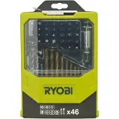 Ryobi Coffret 46 accessoires mixtes RAK46MIX