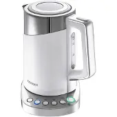 Concept Model RK3170, 1,7 liter, 2200 watt, Roestvrij staal, Wit, Kunststof, Roestvrij staal, Instelbare thermostaat, Waterniveau-indicator